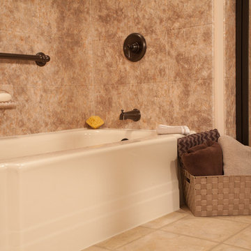 River Rock + Biscuit Tub