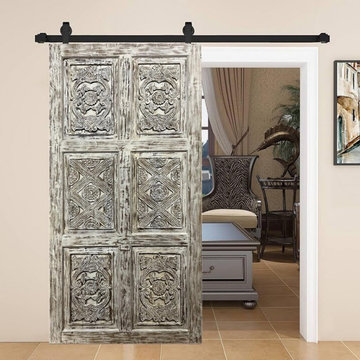 Vintage Carved Doors, Wall Decor Creates an Artistic Vibe
