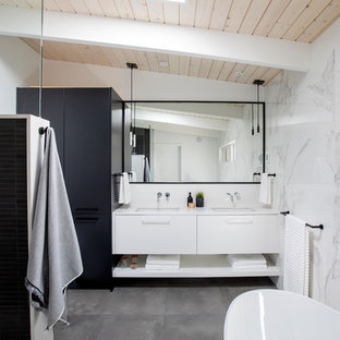 Badezimmer In Schwarz Weiss Ideen Bilder Houzz