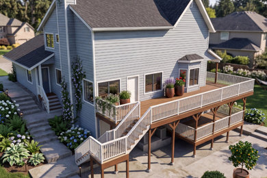Modern Elevated Deck & Exterior Renovation