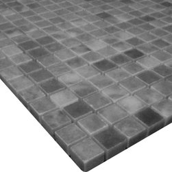 Bardiglio Gray Marble 5/8x5/8 Mosaic Tile Polished - Home Accessories & Decor
