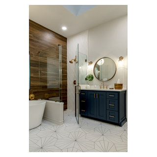 Mid Century Modern Master Bathroom Remodel - Midcentury - Bathroom ...