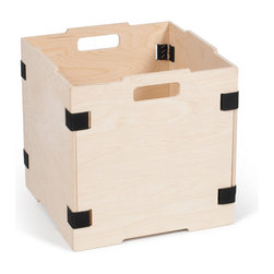 Sprout - Stackable Wood Cube Storage Box - Storage Bins And Boxes