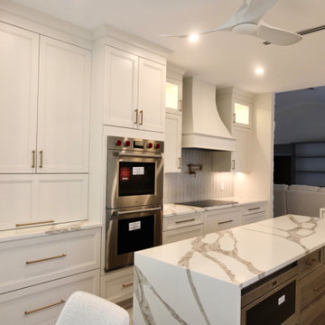 Boca Raton, FL UltraCraft Kitchen + Pompeii Quartz & 3 Bathrooms