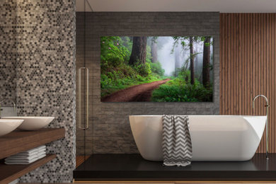 Example of a large trendy bathroom design in Vancouver