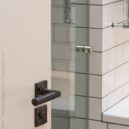 Joseph Giles Lever handles in Dark Bronze - Door Handles