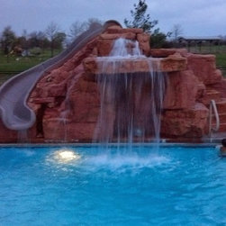 Swimming Pool with Custom Water Feature - Lifestyle And Leisure