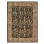 Bareens Designer Rugs - Dafodils Pak Persian Charlie Black/Taupe Wool Rug - 9'2'' x 12'4'' - Designed with mesmerizing intricacy and gorgeous color palette, this hand-knotted masterpiece demonstrates the beauty and electrifying thrill of Pak Persian art. These meticulously hand-knotted Pak-Persian rug is made with pure wool and features breathtaking traditional, transitional, and tribal designs in bold luxurious color pallets. Known for their intricate designs these rugs are a reproduction of Persian rugs, made in Pakistan with unique Mughal designs. Made by master weavers using the same Persian texture, design and dying technique, we wanted to produce the most significant manifestation of Persian art, life, and culture. This rug is most famous for its exceptional quality, incredible designs, patterns, and vibrant rich color. Pak-Persian rugs made with Persian weave with high knot counts, which enables the high intricacy and detail found in the patterns are also referred to as "State of art", each color adds a rich beautiful detail in the artwork of this rug. The design, color, and beautiful chromatic composition with a vibrant sheen with intricate designs, exude beauty, elegance, and quality make this rug a masterpiece of its own.