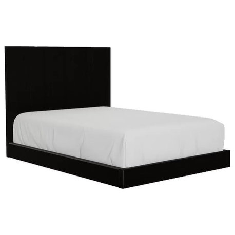 Sierra Platform Bed, Finish: Ebony, Queen