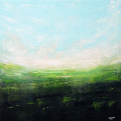 Fresh Green Dawn SOLD - Paintings