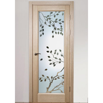 Interior Prehung Door or Interior Slab Door - Cherry Tree - Primed - 30" x...