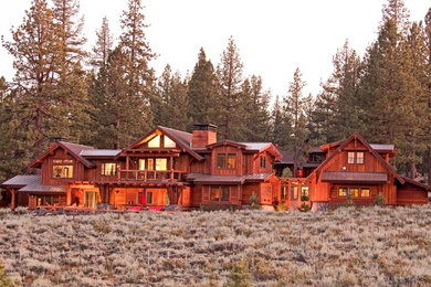 Inspiration for a rustic exterior home remodel in Sacramento