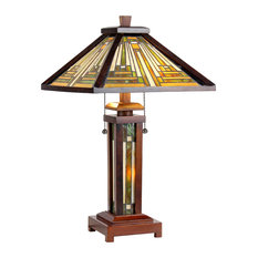 leaded glass table lamps