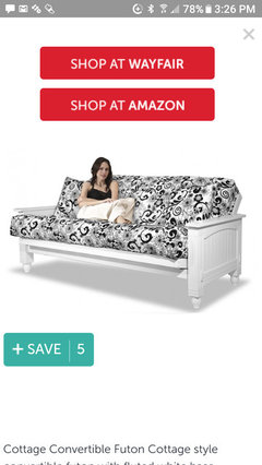 Where Can I Find A Chabby Chic Or Pretty Futon