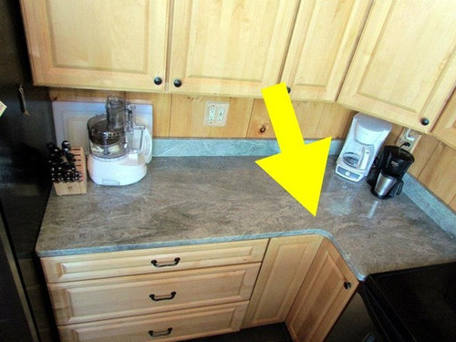 Granite Counters Round Or Square Inside, How To Round Edges On Granite Countertop