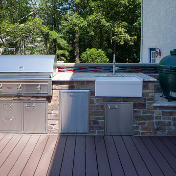 Rear Yard Deck and Patio Makeover