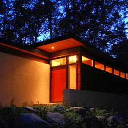 Custom Home - Bluff House - Windows