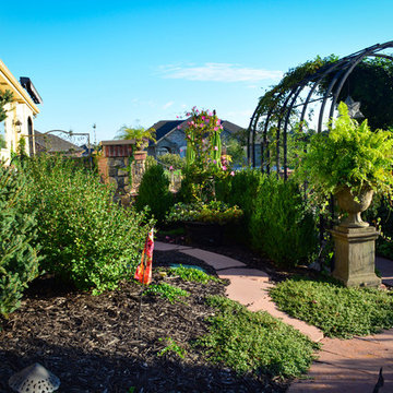 Corner lot Courtyard