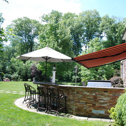 Striped Awnings by Breslow - Awnings