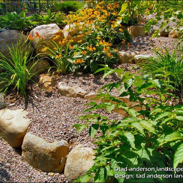 Stone Steps. Minnesota Landscape Design.