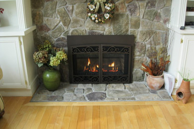 Gas fireplace inserts