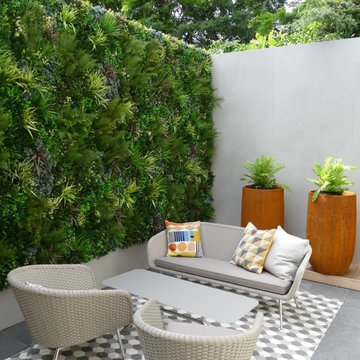 Vertical Garden in Small Backyard