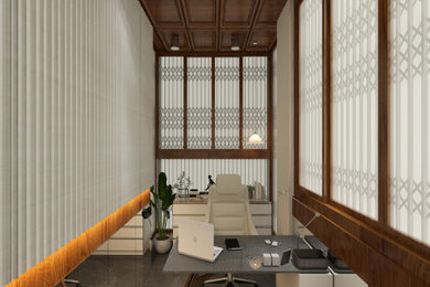 Inspiration for a small 1960s exterior home remodel in Bengaluru