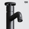 VIGO Cass Vessel Bathroom Faucet, Matte Black