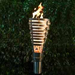 Sullivan Stainless Steel Tiki Torch Kit - Outdoor Torches