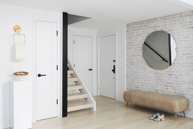 Example of a danish entryway design in New York