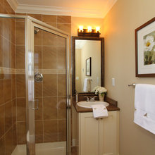 new full bath -downstairs