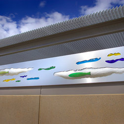 'Swim Fun' Created for Strathalbyn Community Swimming Pool - Outdoor Wall Art