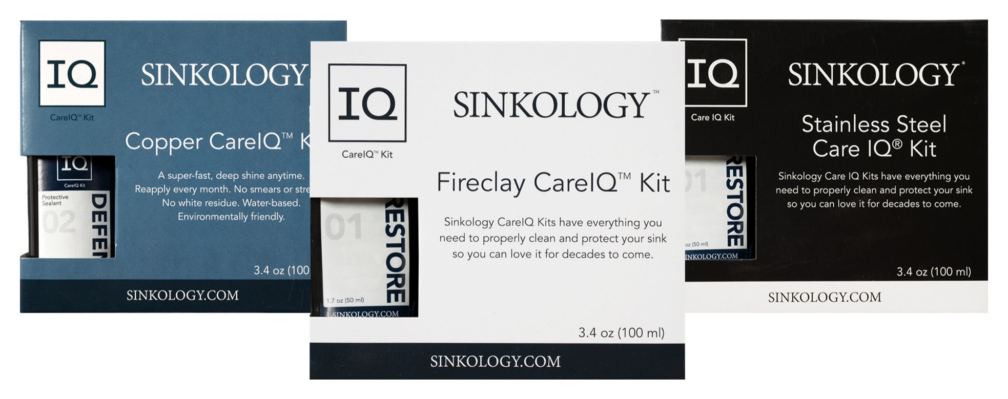 SinkSense Fireclay Care IQ Kit