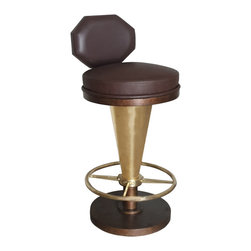 Martini Brass or Copper Bar Chair - Bar Stools And Counter Stools