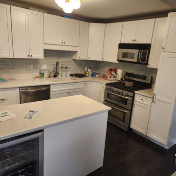 Kitchen cabinets painting. Wicker Park