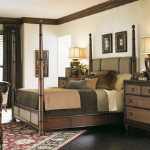 dresser chairs and bed