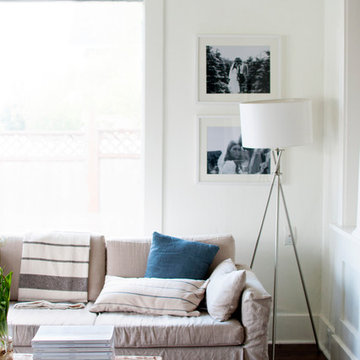 My Houzz: Soothing Blues and Organic Style in a 1912 Fixer-Upper