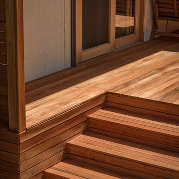 Blackbutt Deck with built in spa