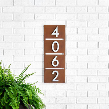 Wall Mounted Address Signs