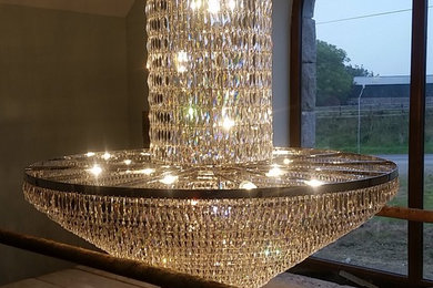 Domestic Bespoke Crystal Light Fitting