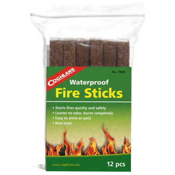 Coghlan's 7940 Waterproof Fire Sticks, 12-Pack
