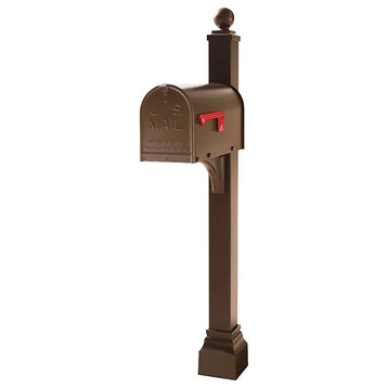 Janzer Curbside Mailbox System, Bronze
