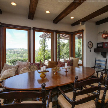 Wood Windows in Welcoming Dining Room - Renewal by Andersen San Francisco, Calif