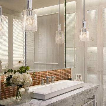 Fusion™ Era 1-Light Mini-Pendant - Seeded Shade - Polished Chrome - Incandescent