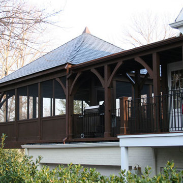 Screened Porch with Deck Extension