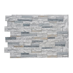 DURANGO FAUX STACKED STONE- 36"H x 48"W - Wall Panels
