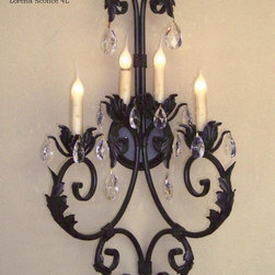 Lorena Iron Sconce - Wall Sconces