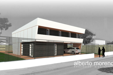 Design ideas for a contemporary home design in Seville.