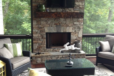Inspiration for a craftsman home design remodel in Other
