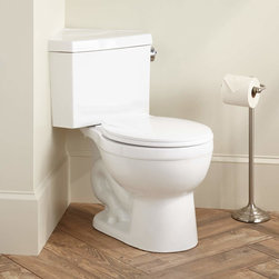 BARNUM DUAL FLUSH CORNER TOILET WITH SEAT - Toilets